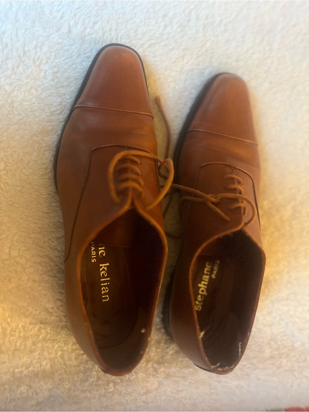 Stephane Kelian Men’s Brown Leather Lace-Up Dress Shoes (size 4)